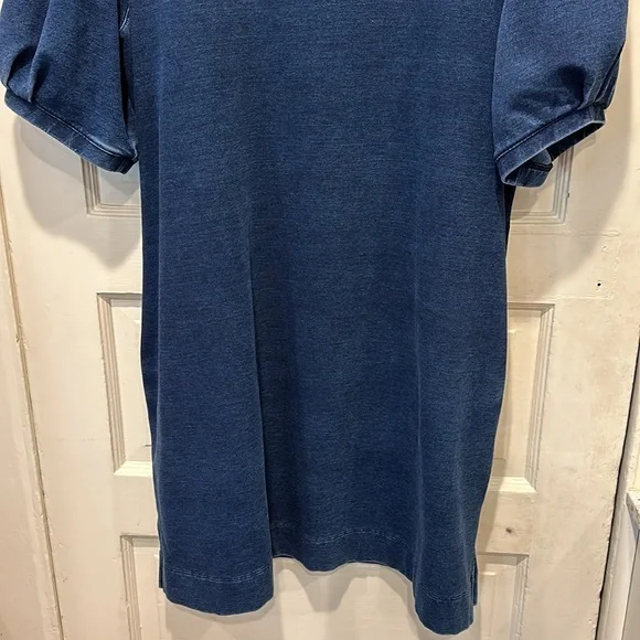 CHICOS  DENIM KNIT DRESS - Picture 3 of 6